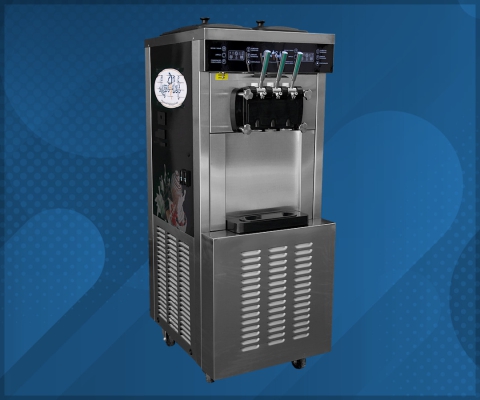 Máquina de Sorvete Expresso LS 435A | 400 sorvetes/hora | 2 Cubas | Sensor de Calda